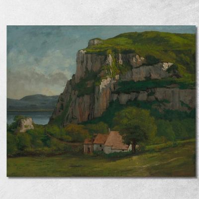 The Rock Of Hautepierre Gustave Courbet cg177 canvas print 