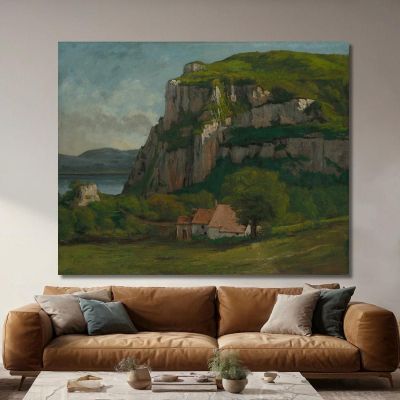 The Rock Of Hautepierre Gustave Courbet cg177 canvas print 