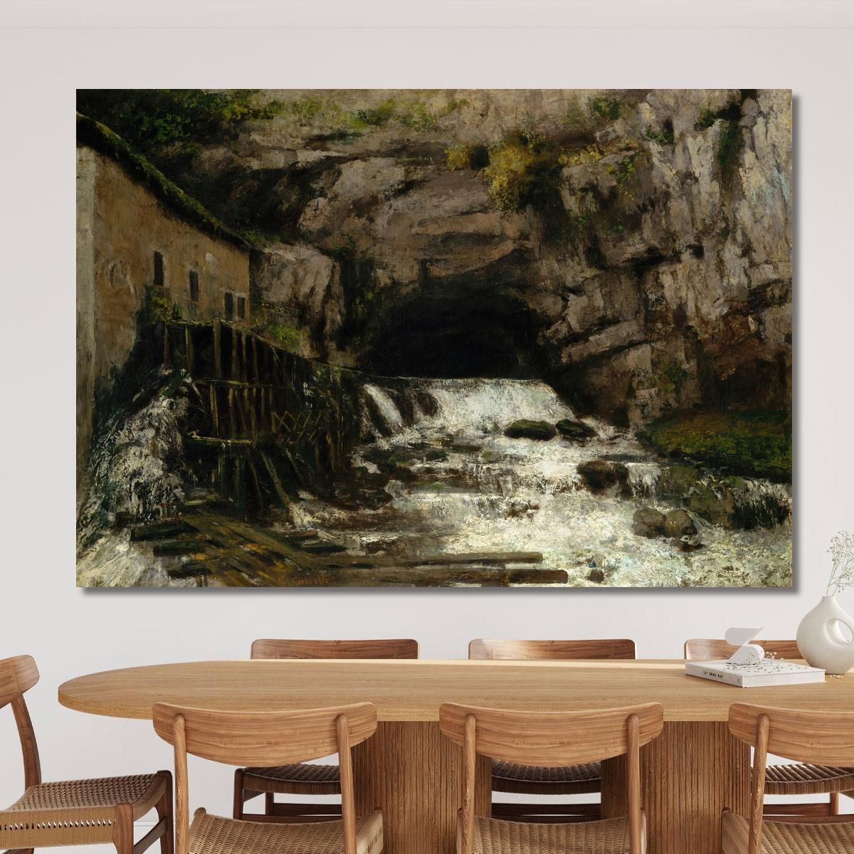 The Source Of The Loue Gustave Courbet cg179 canvas print 