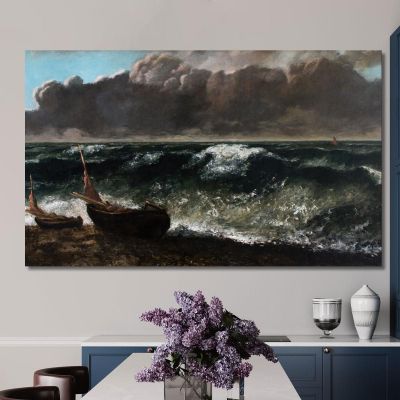 The Wave 2 Gustave Courbet cg182 canvas print 