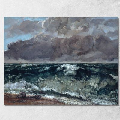 The Wave 3 Gustave Courbet cg183 canvas print 