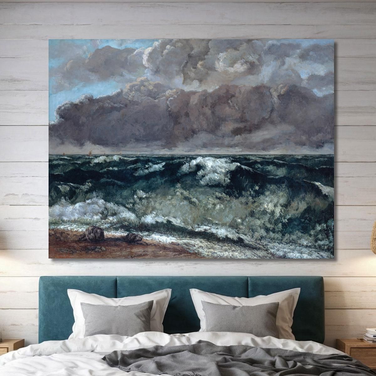 The Wave 3 Gustave Courbet cg183 canvas print 