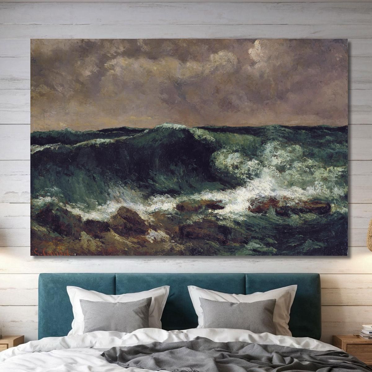 The Wave Gustave Courbet cg184 canvas print 