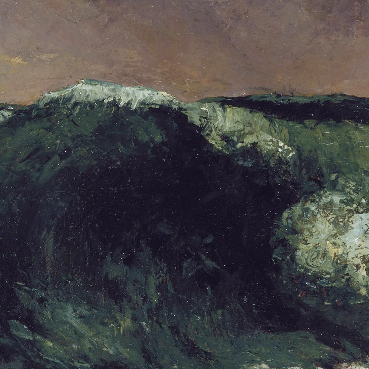 The Wave Gustave Courbet cg184 canvas print