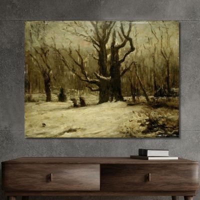 Winter Landscape Gustave Courbet cg197 canvas print 