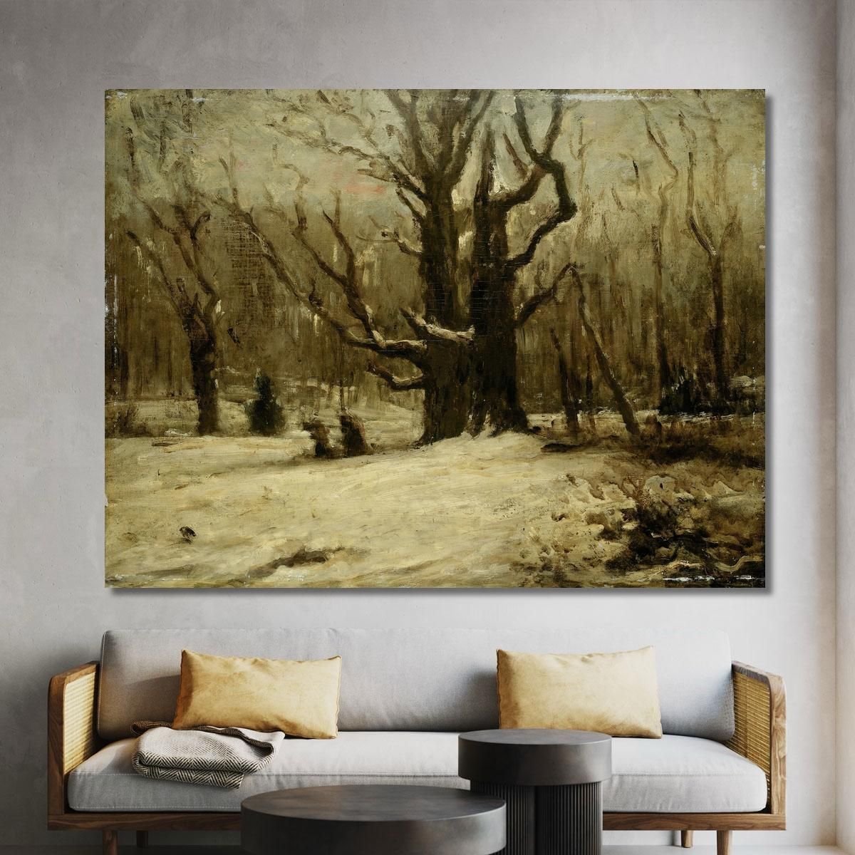 Winter Landscape Gustave Courbet cg197 canvas print 