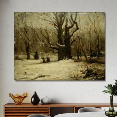 Winter Landscape Gustave Courbet cg197 canvas print 