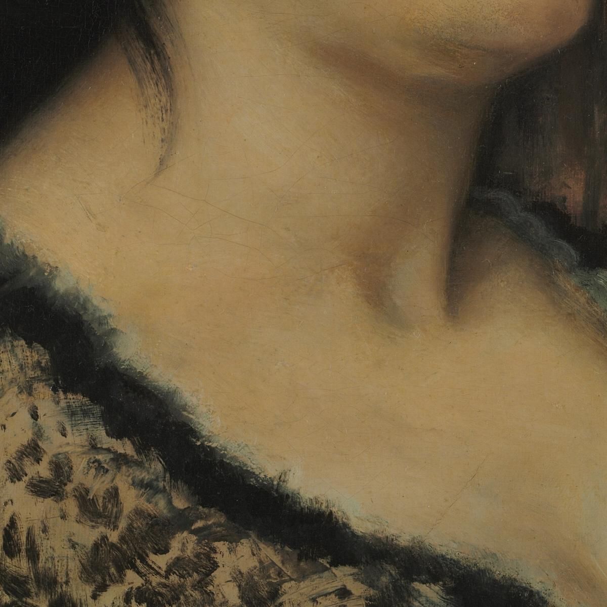 Mrs. Laure Borreau Gustave Courbet cg202 canvas print