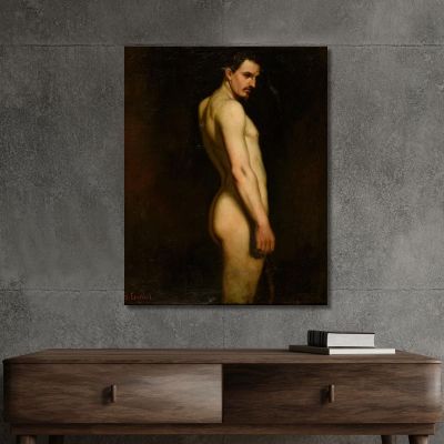 Nude Study Gustave Courbet cg203 canvas print 