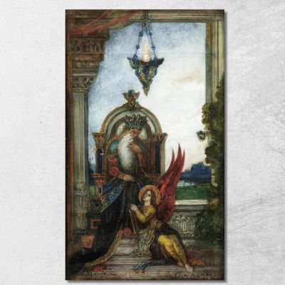 King David 2 Gustave Moreau gmr12 canvas print 
