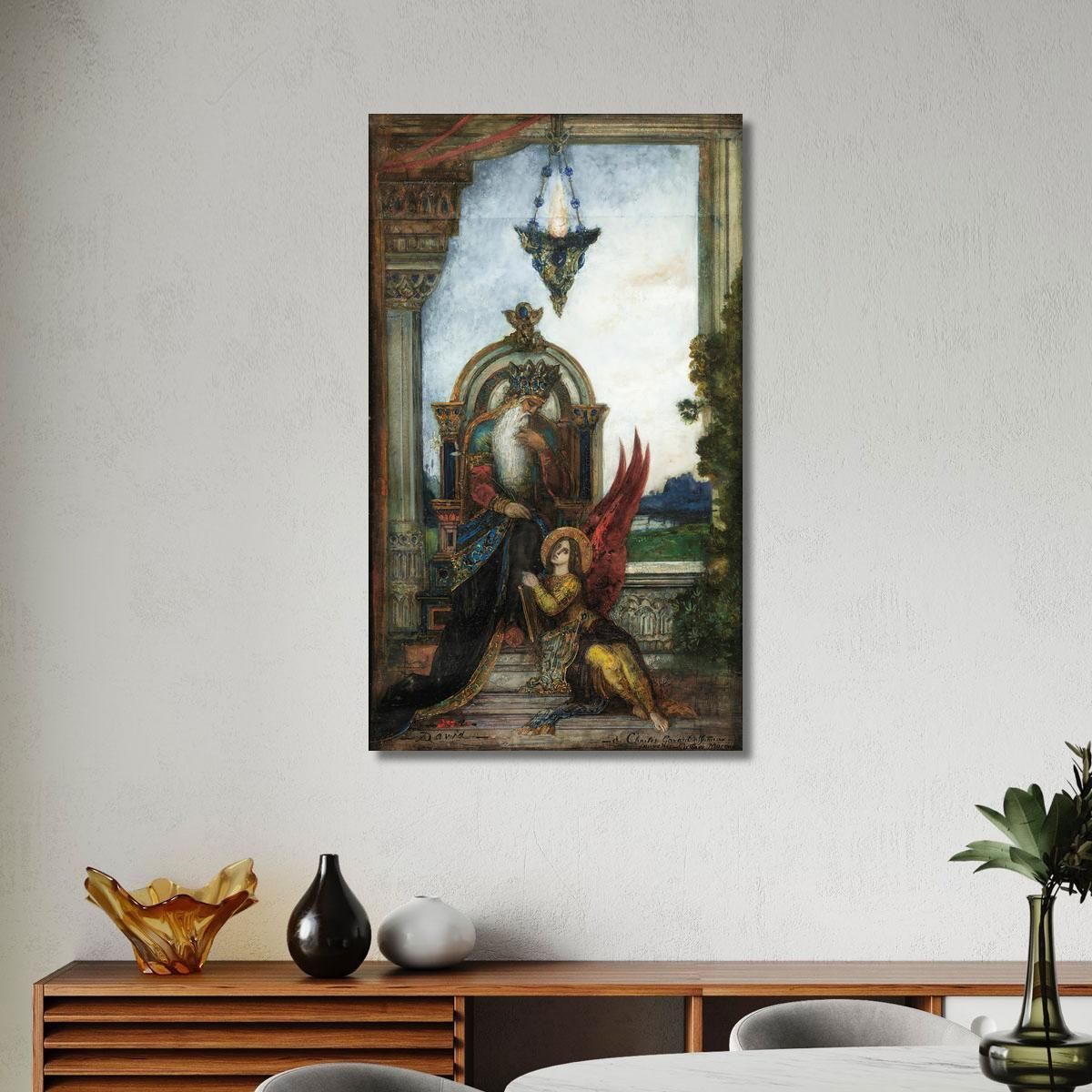 King David 2 Gustave Moreau gmr12 canvas print 
