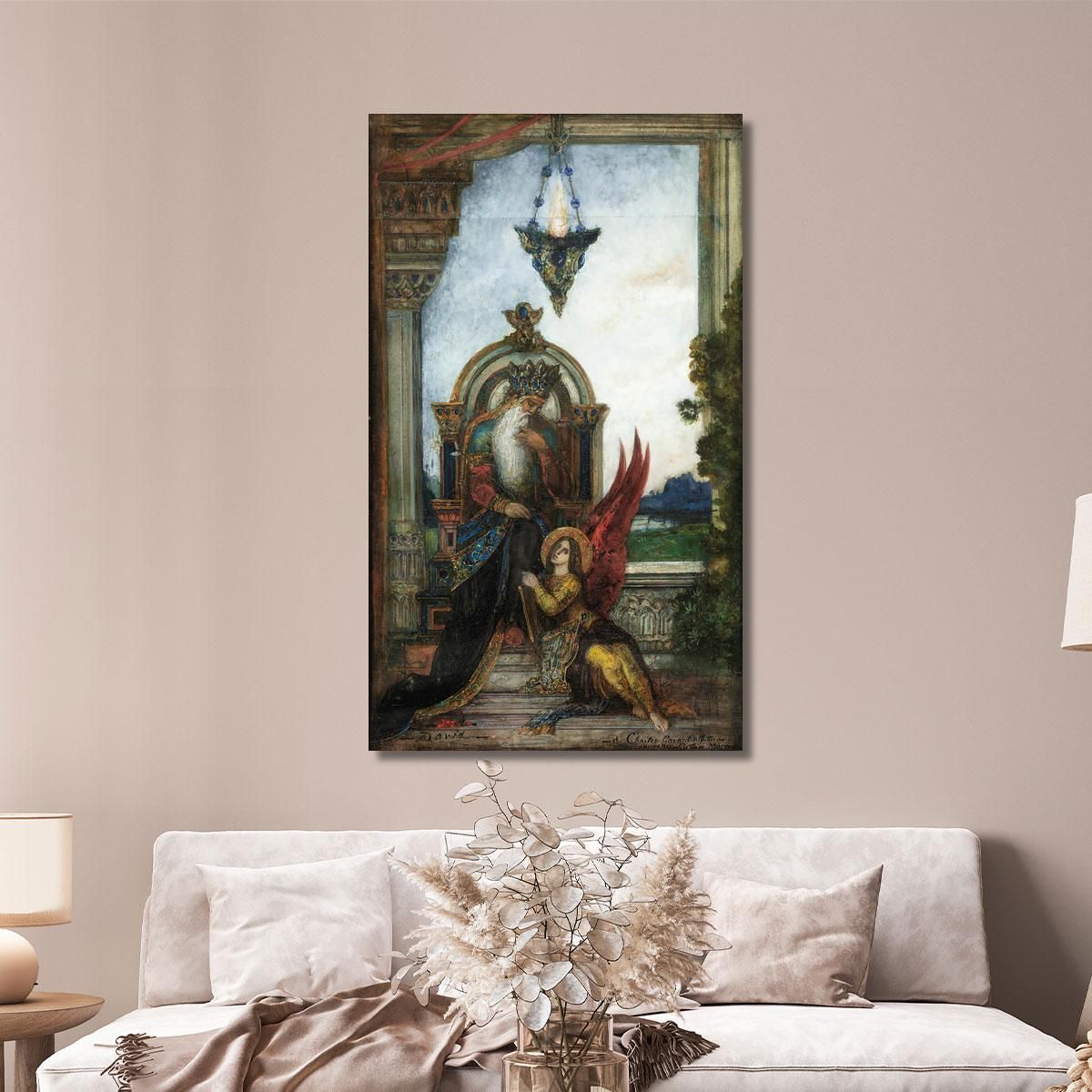 King David 2 Gustave Moreau gmr12 canvas print 
