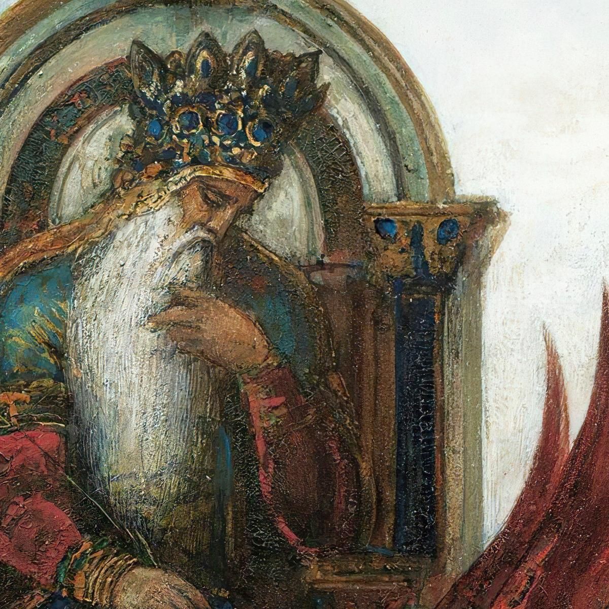 King David 2 Gustave Moreau gmr12 canvas print