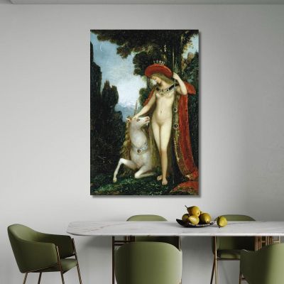 The Unicorn Gustave Moreau gmr16 canvas print 