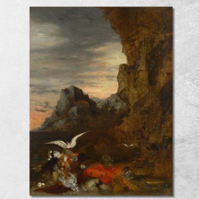 The Death Of Sappho Gustave Moreau gmr17 canvas print 