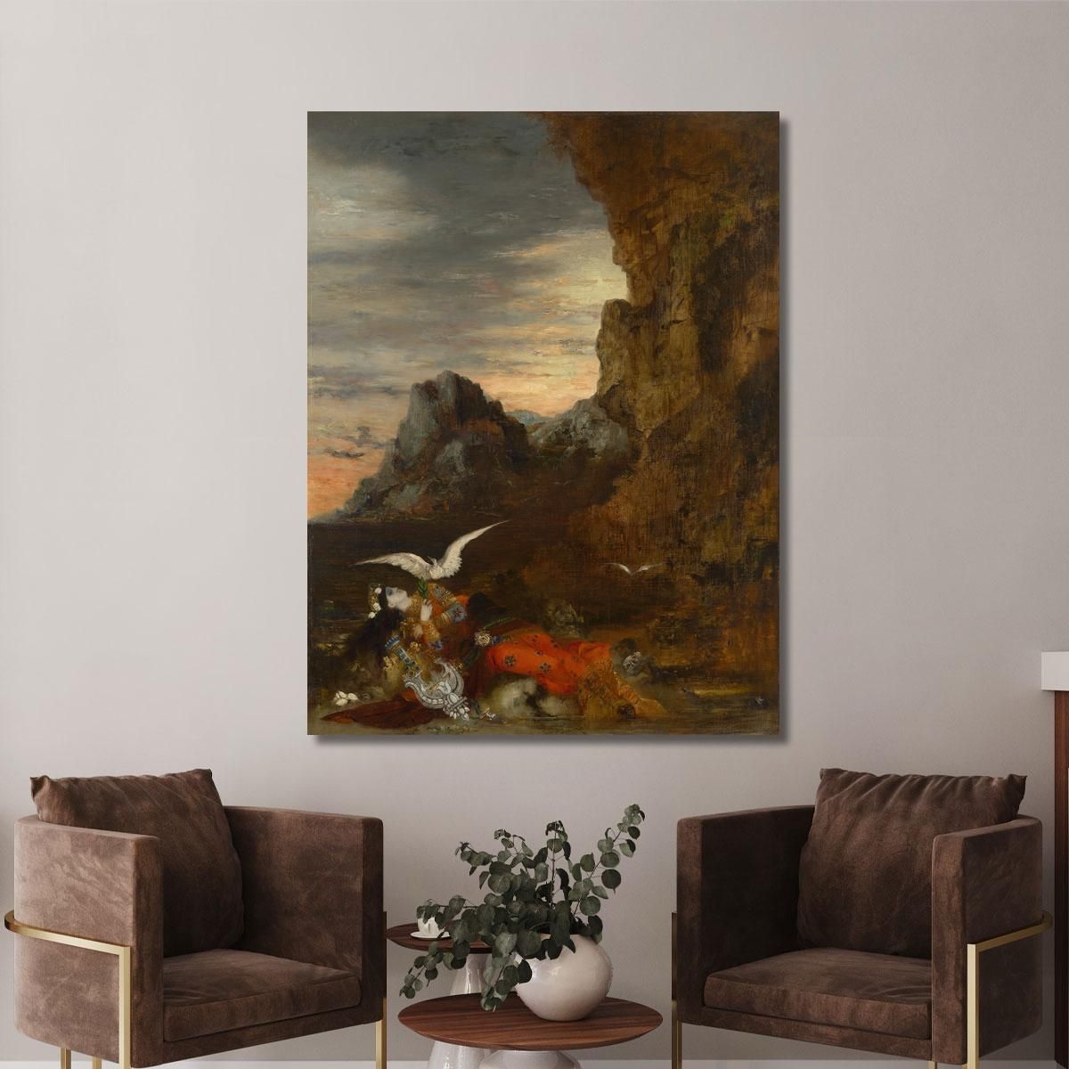 The Death Of Sappho Gustave Moreau gmr17 canvas print 