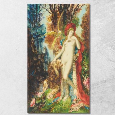 Le Lion Amoureux The Lion In Love Gustave Moreau gmr19 canvas print 