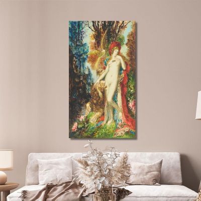 Le Lion Amoureux The Lion In Love Gustave Moreau gmr19 canvas print 