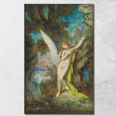 Leda And The Swan Gustave Moreau gmr22 canvas print 