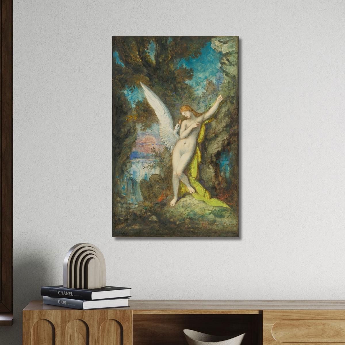 Leda And The Swan Gustave Moreau gmr22 canvas print 