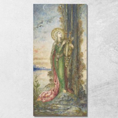 Saint Cecilia Gustave Moreau gmr31 canvas print 