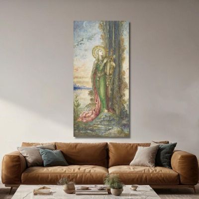 Saint Cecilia Gustave Moreau gmr31 canvas print 