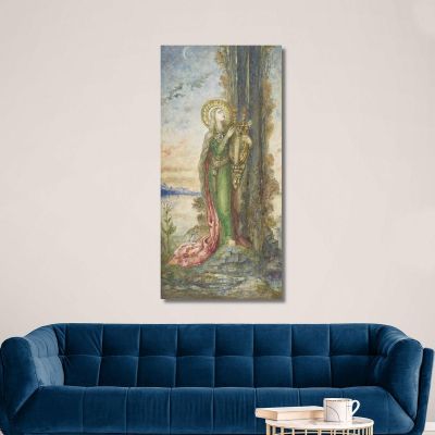 Saint Cecilia Gustave Moreau gmr31 canvas print 