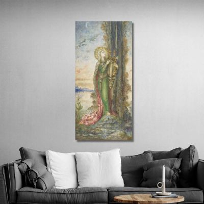 Saint Cecilia Gustave Moreau gmr31 canvas print 