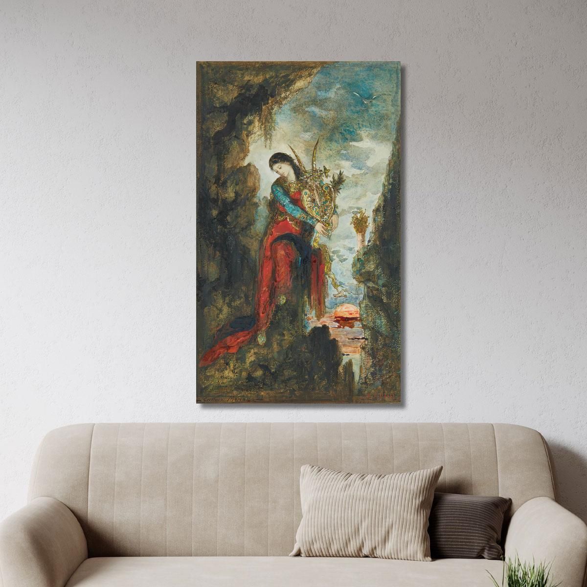 Sappho Gustave Moreau gmr37 canvas print 