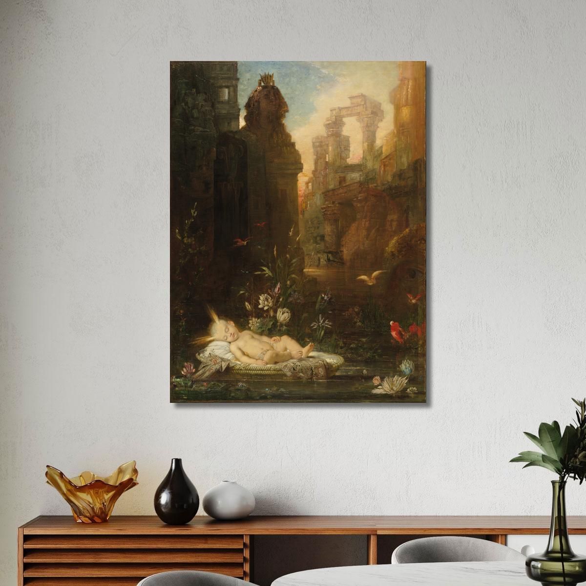 The Infant Moses Gustave Moreau gmr44 canvas print 