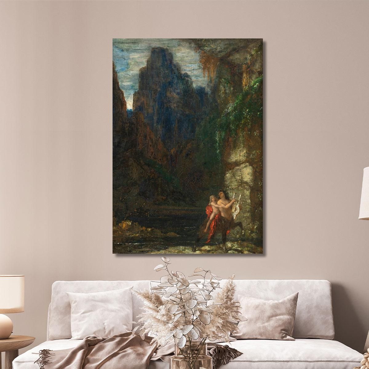 The Education Of Achilles Gustave Moreau gmr49 canvas print 