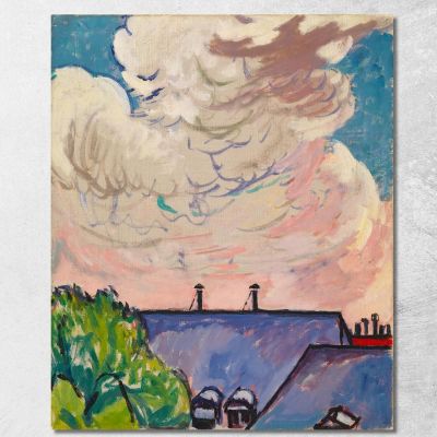 Clouds Henry Lyman Sayen hls10 canvas print 