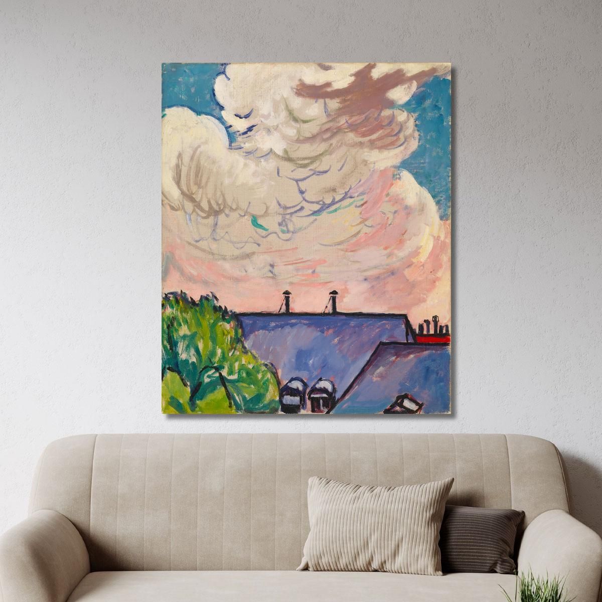 Clouds Henry Lyman Sayen hls10 canvas print 