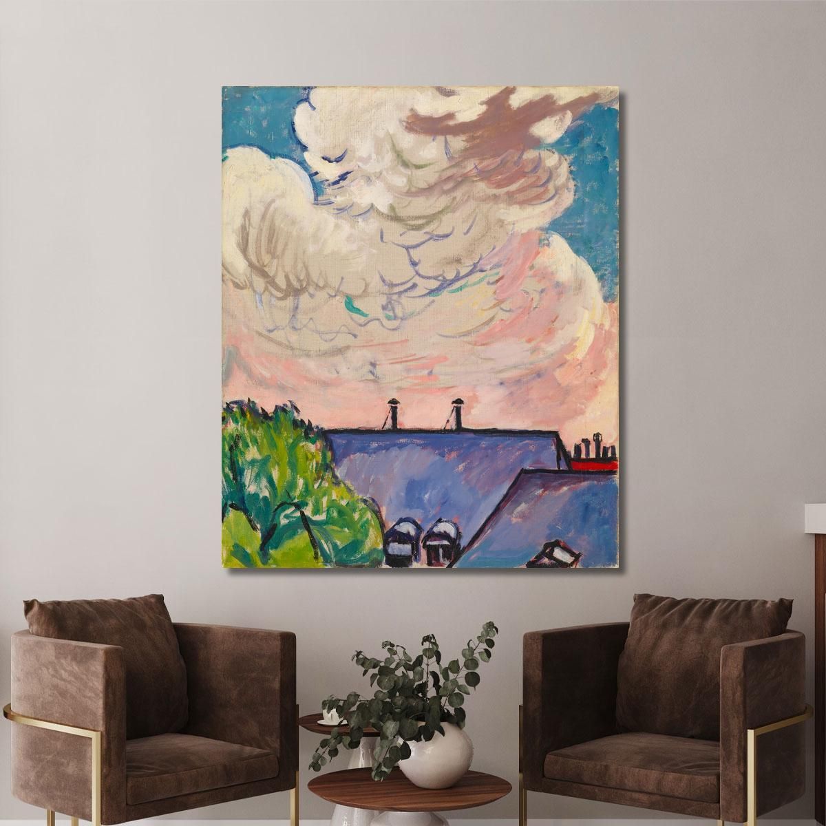 Clouds Henry Lyman Sayen hls10 canvas print 