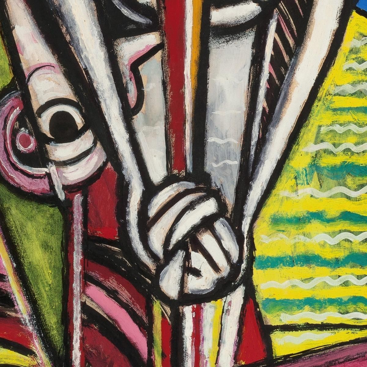 Cubist Composition Henry Lyman Sayen hls11 canvas print