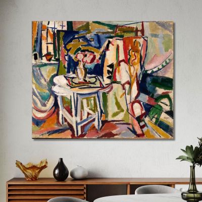 Interior Henry Lyman Sayen hls21 canvas print 