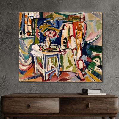 Interior Henry Lyman Sayen hls21 canvas print 