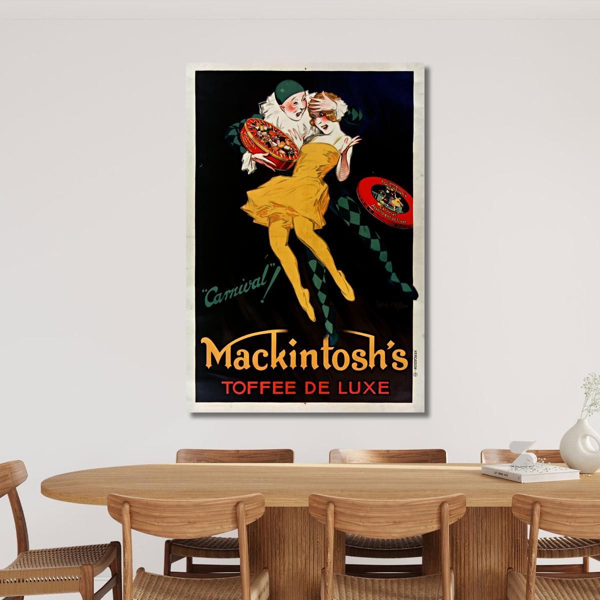 Carnival! Mackintosh'S Toffee De Luxe Jean d'Ylen jyl4 canvas print 