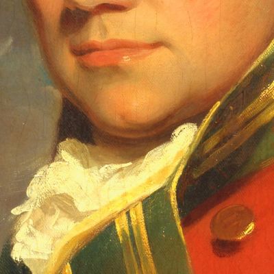 An Unknown British Officer Probably Of 11Th North Devonshire Regiment Of Foot John Hoppner jhp1 canvas print