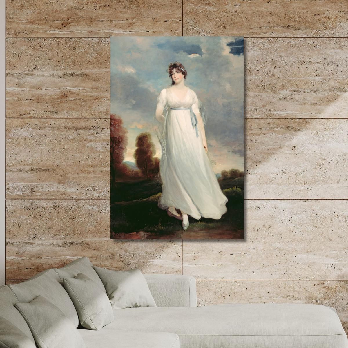Mrs. Dottin John Hoppner jhp15 canvas print 