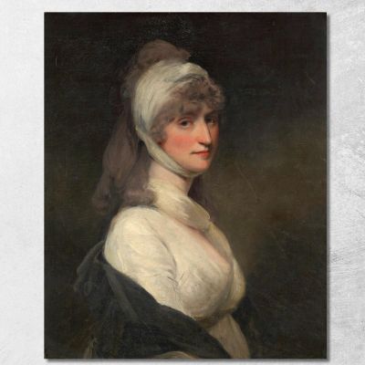 Mrs. Thomas Pechell Charlotte Clavering John Hoppner jhp20 canvas print 