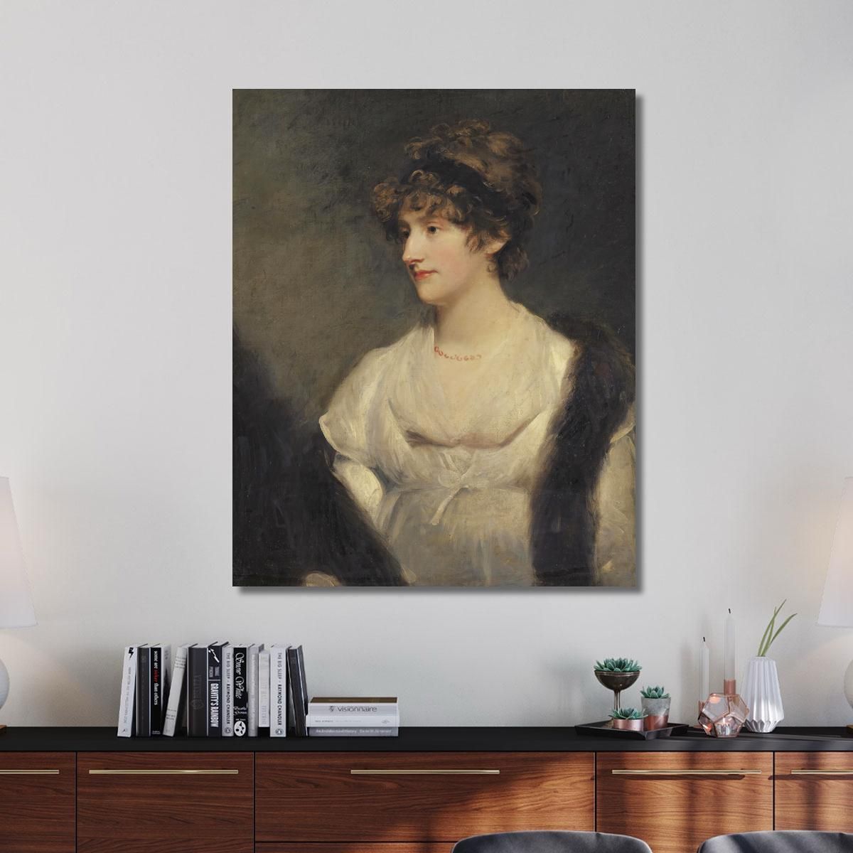 Portrait Of Jane Frere Lady Orde John Hoppner jhp31 canvas print 