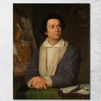 Portrait Of The Painter Philipp Veit Joseph Binder jbn10 canvas print 