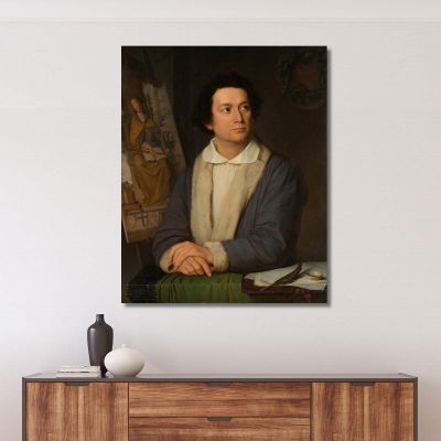 Portrait Of The Painter Philipp Veit Joseph Binder jbn10 canvas print 