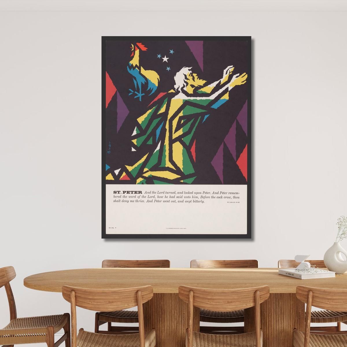 St. Peter Joseph Binder jbn19 canvas print 