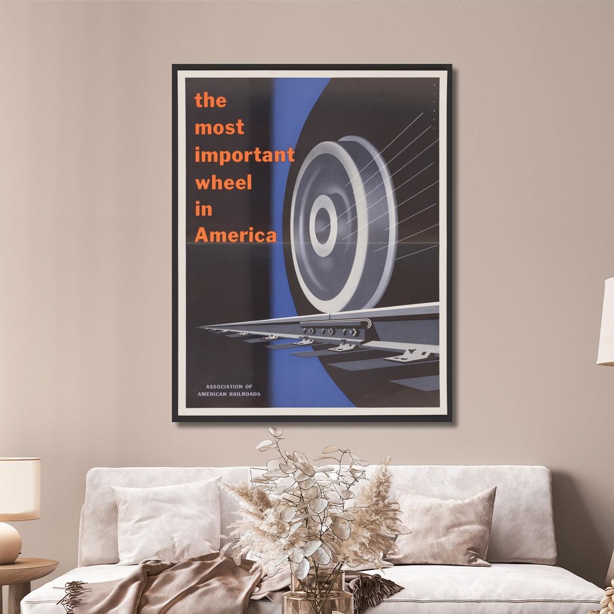 The Most Important Wheels In America. Joseph Binder jbn21 canvas print 