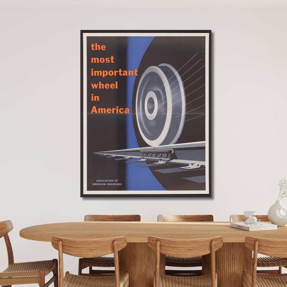 The Most Important Wheels In America. Joseph Binder jbn21 canvas print 