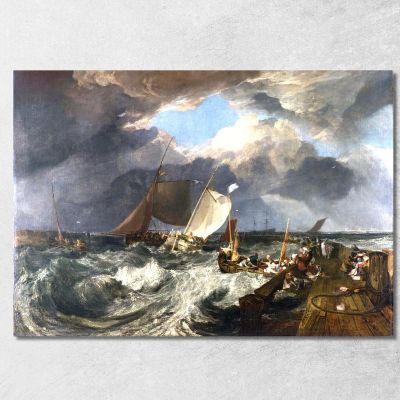 Calais Pier Joseph Mallord William Turner jwt1 canvas print 