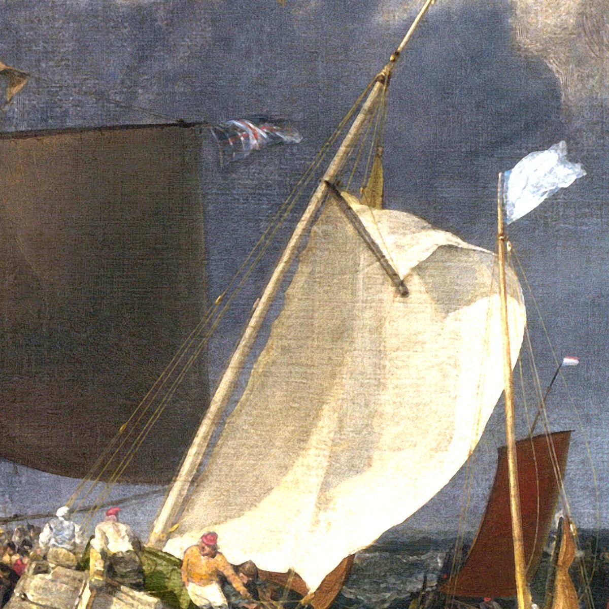 Calais Pier Joseph Mallord William Turner jwt1 canvas print