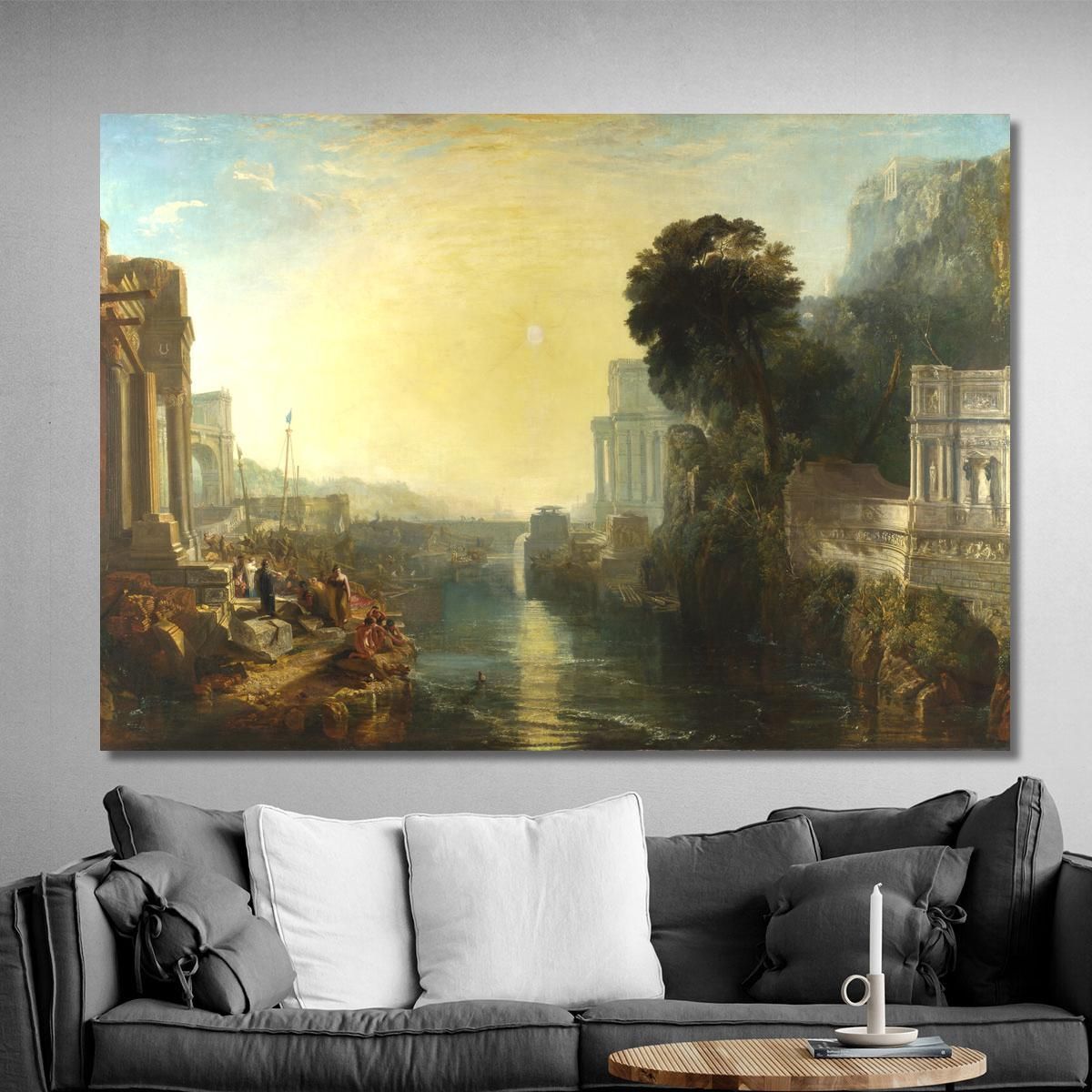 Dido Building Carthage Joseph Mallord William Turner jwt2 canvas print 